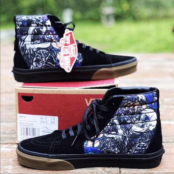 Vans Shoes - Just In NWT Rare Ltd Vans Schoph Art Skull SK8